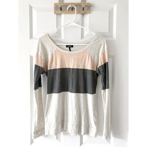 Nollie Long Sleeve Color Block Shirt